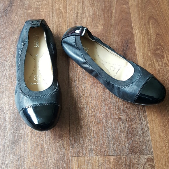 geox italian patent shoes